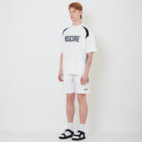 Men Pique Shorts - Off White - SM2503063A