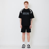 Men Pique Shorts - Black - SM2503063D