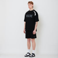 Men Pique Shorts - Black - SM2503063D