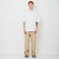 Men Wide Leg Long Pants - Khaki - SM2503064A