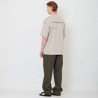 Men Wide Leg Long Pants - Army Green - SM2503064B