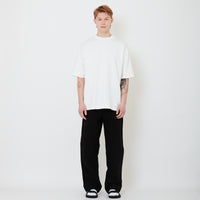 Men Wide Leg Long Pants - Black - SM2503064C