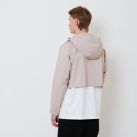 Men Detachable Parka - Beige - SM2503065A