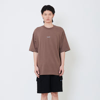 Men Printed Oversized Tee - Brown - SM2504088C