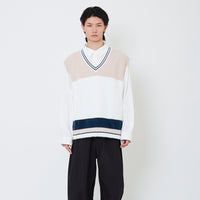 Men Vest Top - Beige - SM2504090A
