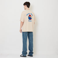 Men Straight Cut Long Jeans - Light Blue - SM2505099A