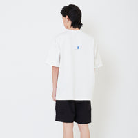 Men Hybrid Oversized Tee - Off White - SM2505102A
