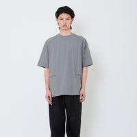 Men Oversized Nylon Top - Light Grey - SM2505104B