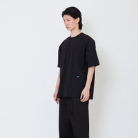 Men Oversized Nylon Top - Black - SM2505104C