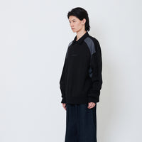 Men Printed Oversized Sweatshirt - Black - SM2505107B