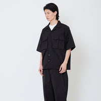 Men Oversized Shirt - Black - SM2505108B