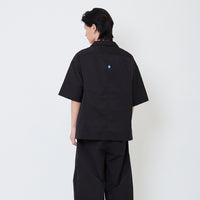 Men Oversized Shirt - Black - SM2505108B