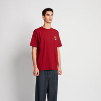 Men Graphic Tee - Maroon - SM2506075B