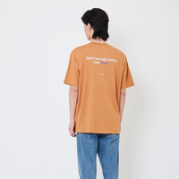 Men Graphic Tee - Camel - SM2506076A