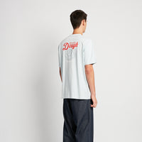 Men Graphic Tee - Light Blue - SM2507079A