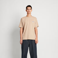 Men Graphic Tee - Brown - SM2507079B