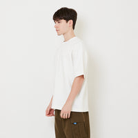 Men Oversized Neoprene Top - Off White - SM2507089A
