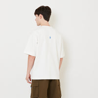 Men Oversized Neoprene Top - Off White - SM2507089A