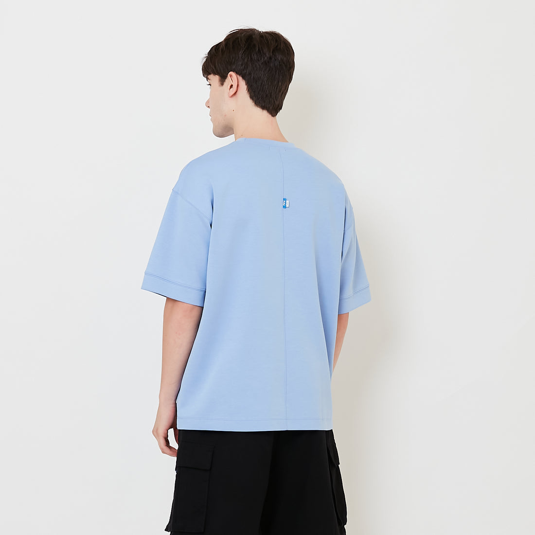 Men Oversized Neoprene Top - Violet - SM2507089B