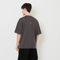 Men Oversized Neoprene Top - Metal - SM2507089C