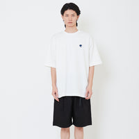 Men Embroidery Oversized Tee - Off White - SM2507116A