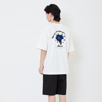 Men Embroidery Oversized Tee - Off White - SM2507116A