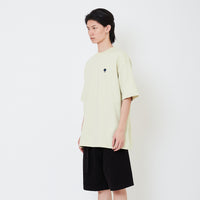 Men Embroidery Oversized Tee - Light Green - SM2507116C