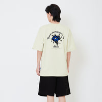Men Embroidery Oversized Tee - Light Green - SM2507116C