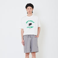 Men Sweat-Shorts - Light Grey - SM2507119B