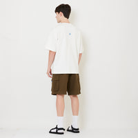 Men Twill Cargo Shorts - Army Green - SM2508131A
