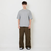 Men Twill Cargo Long Pants - Army Green - SM2508132A