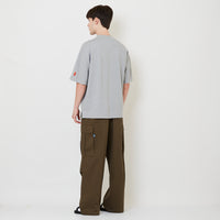 Men Twill Cargo Long Pants - Army Green - SM2508132A