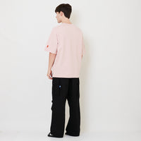 Men Twill Cargo Long Pants - Black - SM2508132B