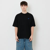 Men Embroidery Oversized Tee - Black - SM2508136C