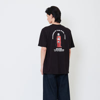 Men Graphic Tee - Black - SM2509084B
