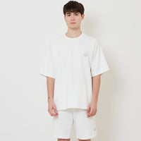 Men Oversized Pique Top - Off White - SM2509153A