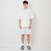 Men Pique Shorts - Off White - SM2509154A