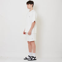 Men Pique Shorts - Off White - SM2509154A
