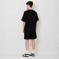 Men Pique Shorts - Black - SM2509154C