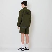 Men Nylon Shorts - Army Green - SM2509158A