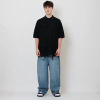 Men Barrel Leg Long Jeans - Light Blue - SM2510167B