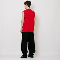 Men Barrel Leg Long Jeans - Black - SM2510167D