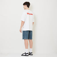 Men Slim Fit Denim Shorts - Light Blue - SM2511183B