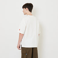 Men Oversized Roman Knit Top - Off White - SM2511185A