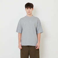 Men Oversized Roman Knit Top - Melange Grey - SM2511185C