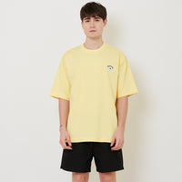 Men Embroidery Oversized Tee - Yellow - SM2511188C