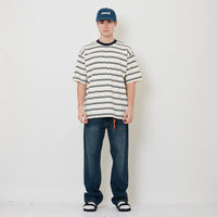 Men Straight Cut Long Jeans - Dark Blue - SM2512204C