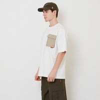 Men Oversized Tee - Off White - SM2512205A
