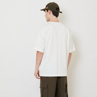 Men Oversized Tee - Off White - SM2512205A