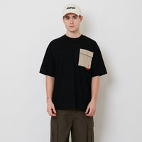 Men Oversized Tee - Black - SM2512205B